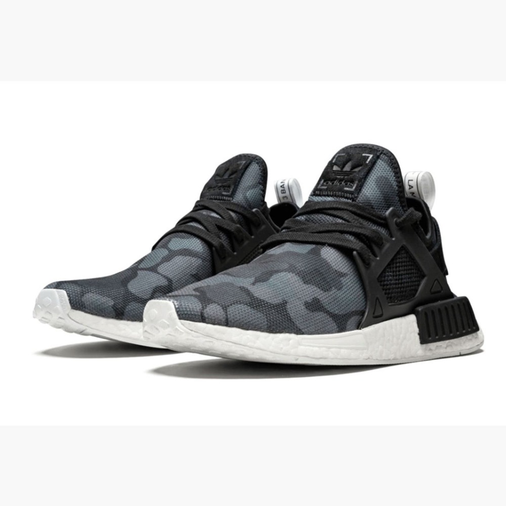 Adidas Black Duck Camo Size 7.5 Mens Sneakers BA7231 Tennis Shoes NMD XR1